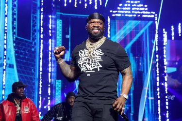 50 Cent performs onstage during Nicki Minaj Presents: Pink Friday 2 World Tour at Madison Square Garden on March 30, 2024 in New York City. (Photo by Kevin Mazur/Getty Images for Live Nation)